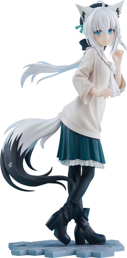 グッドスマイルカンパニー ホロライブプロダクション スケールフィギュア G.S.Collection 白上フブキ Date Style 私服衣装 Ver. プラスチック製 塗装済み完成品 1/7スケール 専用台座付属 全高約220mm